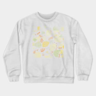 Autumn, Leaves Pattern 14 Crewneck Sweatshirt